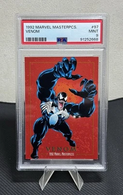 1992 Mavel Masterpieces Venom No.97 PSA 9 - Image 1 of 2