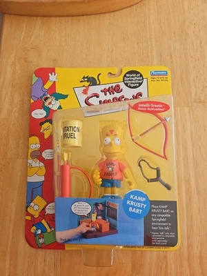 The Simpsons Kamp Krusty Bart World of Springfield Interactive Figure Series 3 - Image 1 of 2