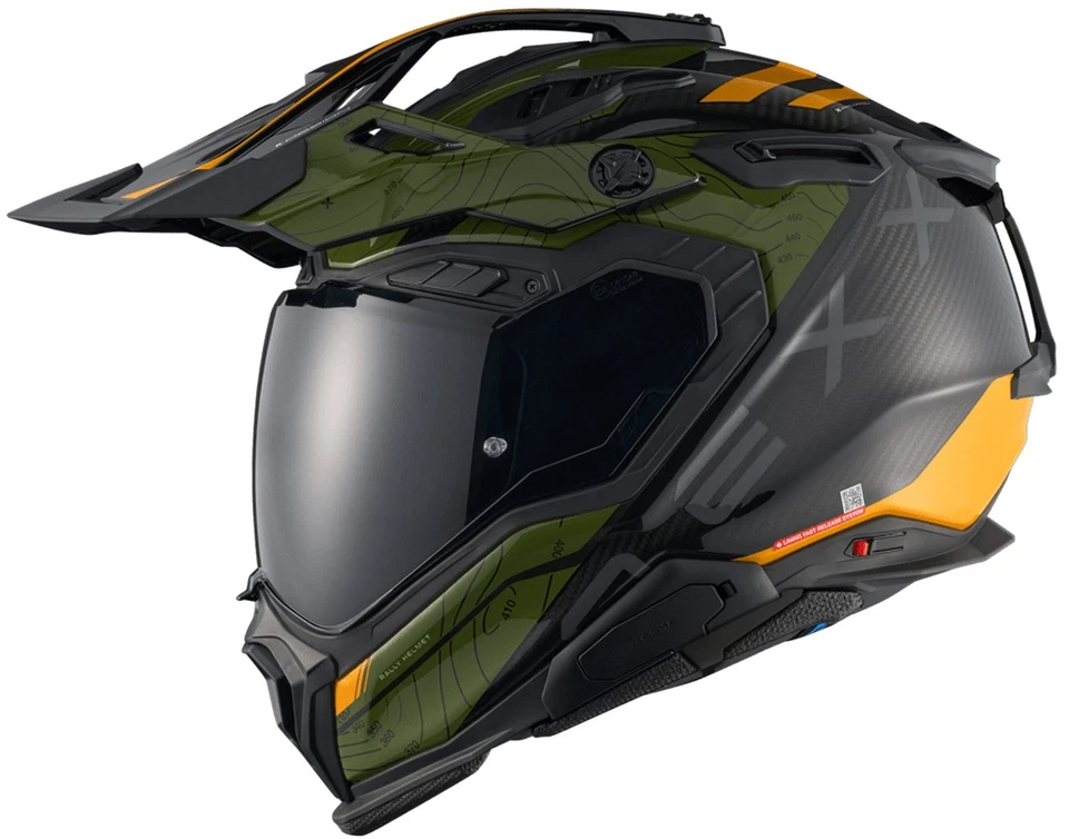 Casco de motocicleta deportivo doble verde/amarillo Nexx X.WED 3 Furka Foto 1 de 1