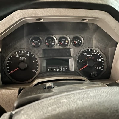Ford F250 Super Duty 2008 6,4 L Powerstroke OEM cuadro de instrumentos millas desconocidas Foto 1 de 4