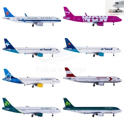 1:400 AeroClassics A320 China Southern/WOW/Air Transat/Austrian/+Tractor - Image 1 of 3