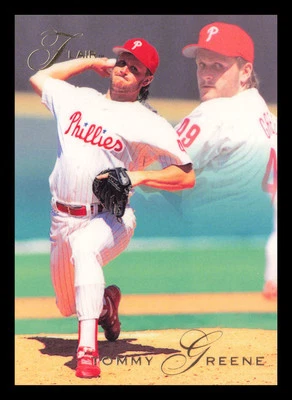 Tommy Greene #101 1993 Flair Philadelphia Phillies Baseball - Image 1 of 2