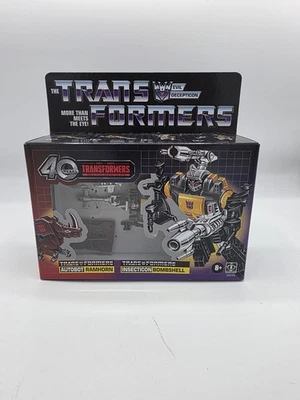 Figuras Hasbro G0243 Transformers Retro: 40 Aniversario G1 Bombshell y Ramhorn Foto 1 de 2