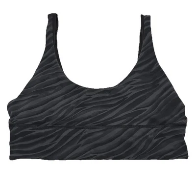 Lululemon Align Reversible Bra Light Support A/B Cup Black Zebra Women’s Size 12 - Image 1 of 4