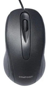 COMPOINT - USB Optische Muis Zwart - Afbeelding 1 van 1