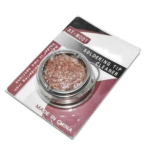 Workplace Efficient Solder Iron Tip Cleaner with Brass Wire Sponge Ball Holder - Picture 1 of 9