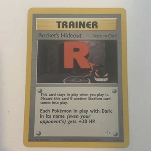 Pokemon TCG Rocket's Hideout 63/64 Neo Revelation Regular LP - Picture 1 of 2