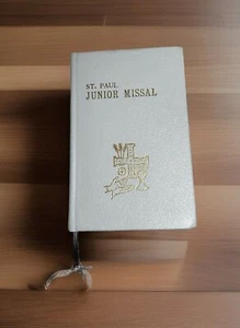 Bible Saint Paul Junior Missal 1966 Church Mass Catholic Illustrated White - Picture 1 of 10