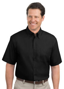 Port Authority Men's Big & Tall Button Down Short Sleeve Dress Shirt. TLS508