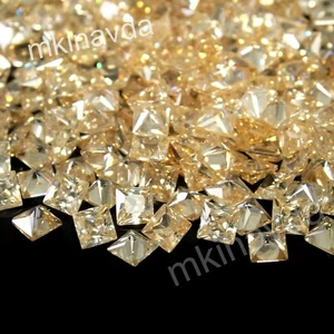 10 Pcs Lot Natural Tanzania Tanzanite Calibrated 2.50 mm Princess Shape Gemstone - Picture 1 of 6