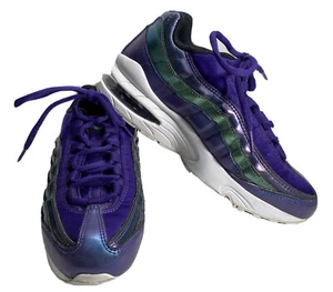 Nike AirMax 95 (GS) Athletic Sneakers AJ1899-500 Purple Green Pink Girls 5Y - Picture 1 of 10