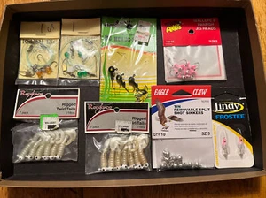 Lot: Vintage Panfish Jig heads, Perch Rigs, Weights - Picture 1 of 1