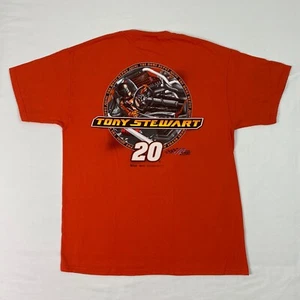NASCAR Mens T Shirt Large Tony Stewart Chase Authentics Home Depot Orange - Picture 1 of 15