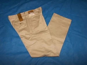 Size 18 Boys Modern Fit Flat Front Gold label Class/Club Dress Pants (Beige) - Picture 1 of 4