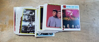 Juego completo de 33 cartas coleccionables Topps Rainbo Star Trek The Motion Picture 1979 casi nuevo Foto 1 de 2