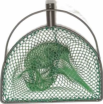 Kescher eckig inkl Netz 15mm Teichwirt Fischzucht abfischen Profi stabil Hamen  - Bild 1 von 2