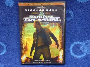 National Treasure (DVD,1995) Nicholas Cage Walt Disney Includes Log Book - Picture 1 of 3