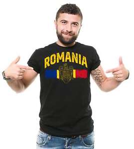Mens Romania shirt Romania Patriotic Flag Shirt Romania National Gift Tee