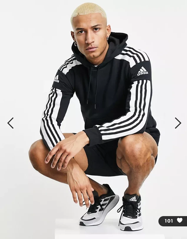 adidas Performance Football Soccer SQUADRA21 Training Jumper Pullover Top Black - Image 1 of 4