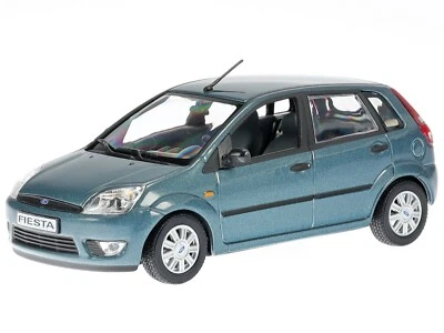 Ford Fiesta 2001 5d verde modellino Minichamps 1/43 - Immagine 1 di 4