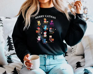 dr seuss grinch christmas sweatshirt for women, eras catmas (swt) - Picture 1 of 4