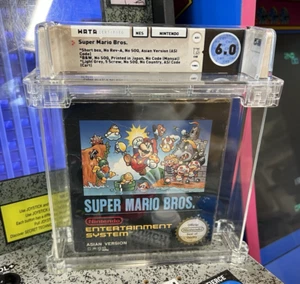 1985 NES Super Mario Bros. Asian Version Short Box Graded WATA 6.0 CIB Low Pop! - Picture 1 of 12