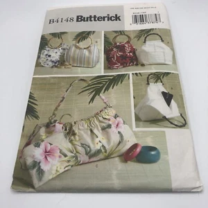 3 Bags Purses & Cosmetic Bag Sewing Patterns Uncut 2004 Boho Butterick B4148 - Picture 1 of 15