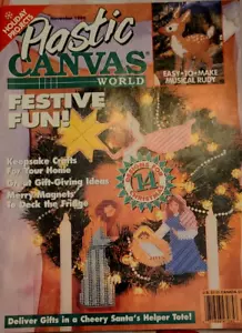 Plastic Canvas World Magazine November 1994 Festive Fun 14 Designs - Picture 1 of 11