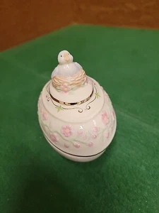 LENOX Annual EASTER EGG Porcelain Box The 2008 Songbird Easter Egg - Picture 1 of 5