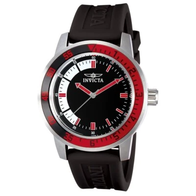 Reloj analógico de cuarzo Invicta Specialty para hombre - 45 mm, negro y rojo - nuevo en caja Foto 1 de 4