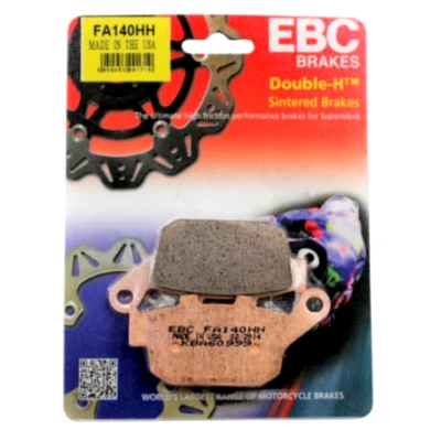 Pastilhas de freio sinterizadas traseiras EBC FA140HH compatível com Triumph Daytona 600 2003 2004 - Imagem 1 de 3