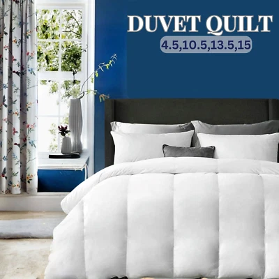 Luxury Extra Warm DUVET QUILT 10.5 13.5 15 16.5 TOG Single Double Super King UK