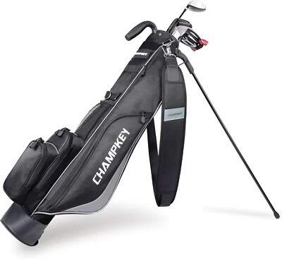 Premium Sunday Bag with Stand and Strap - Professional Pitch and Putt Lightweigh - Image 1 of 4
