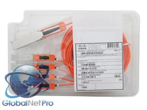 NEW SEALED GENUINE CISCO QSFP-4X10G-AOC3M - 40G AOC QSFP to 4SFP breakout - LIFE - Picture 1 of 1