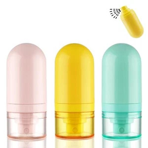 3Pk 1oz Mini Spray Bottles Fine Mist Travel Spray Bottles Refillable Containers - Picture 1 of 5