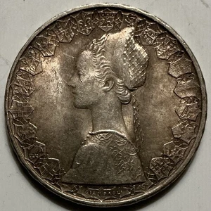 1958 500 Lire Italy Silver Coin - 0.835 - Picture 1 of 2
