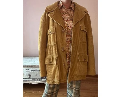 Chaqueta de Camionero de Trabajo Unisex Sherpa Pana Años 70 De Colección XL Plus De Gran Tamaño Foto 1 de 4