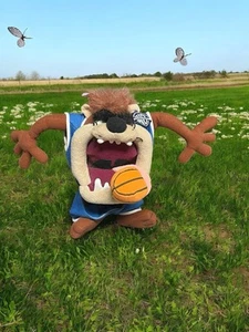 Warner Bros Taz Plush Basketball Toy – Looney Tunes Space Jam Collectible - Picture 1 of 7