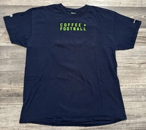 Seattle Seahawks x Starbucks Shirt Adult Size Large Coffee + Football WA Sports - Picture 1 of 9