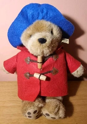 PADDINGTON BEAR SOFT TOY PLUSH RED COAT 2014  - Image 1 of 4