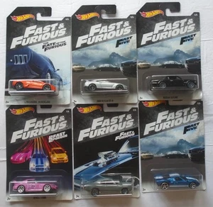 Juego de coches diecast Hot Wheels Fast & Furious escala 1/64 Mattel 2017 - Imagen 1 de 1