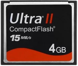 10 SanDisk Ultra II 4GB 15Mb/s CF Compact Flash Genuine Memory 10 Pack - Picture 1 of 6