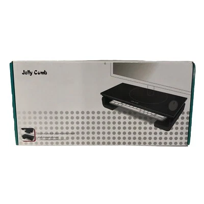 Jelly Comb Adjustable Monitor Stand Riser w/Storage Drawer Phone Stand White NIB - Image 1 of 3