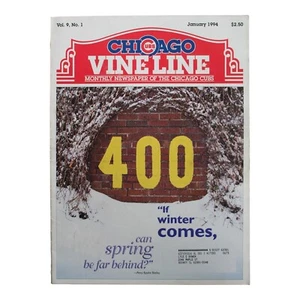Jan 1994 Chicago Cubs Vine Line Magazine Winter - Picture 1 of 3