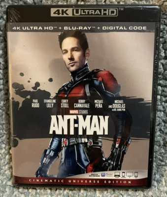Ant-Man (4K UHD Ultra HD + Blu-ray + Digital Code) Marvel *NEW/SEALED* FREE SHIP Foto 1 de 2