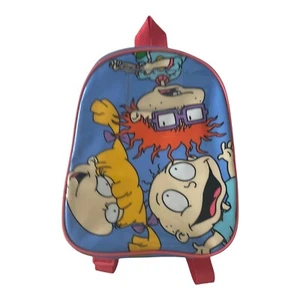 VTG 90s Nickelodeon Rugrats Backpack Tommy Angelica Chuckie 1998 Kids Mini - Picture 1 of 12