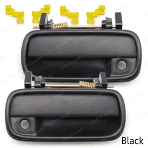 Fits Toyota Hilux Mighty-X LN85 145 Tiger 1989 95 Front Pair Door Handle Outer - Picture 1 of 8