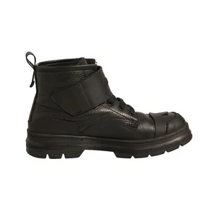 DOLCE & GABBANA Kids Shoes Black Leather Lace Up Ankle Boots EU33/US2 RRP 540usd - Picture 1 of 8