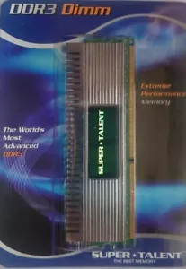 2GB Supertalent DDR3 1600Mhz With Metal Cooler - Picture 1 of 2