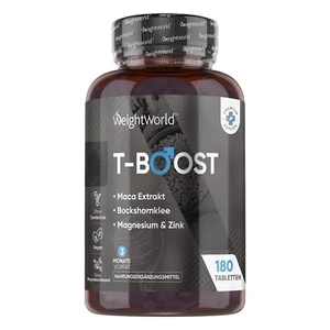 T Boost - 180 Tabletten - Macawurzel Extrakt - Vitamin D3 Vitamin A Vitamin B12 - Bild 1 von 10